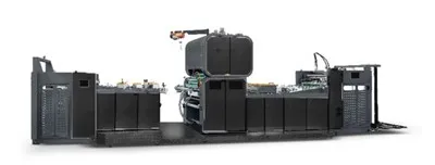 Machine automatique de plastification de cannelure